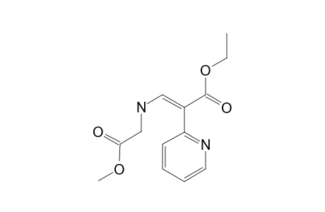 METHYL-(E)-N-[2-ETHOXYCARBONYL-2-(2-PYRIDINYL)-ETHENYL]-GLYCINATE