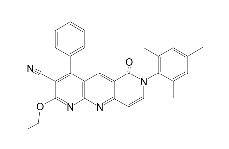 3-Cyano-2-ethoxy-6-oxo-6,7-dihydro-4-phenyl-7-(2,4,6-trimethylphenyl)-1,7,10-anthyridine