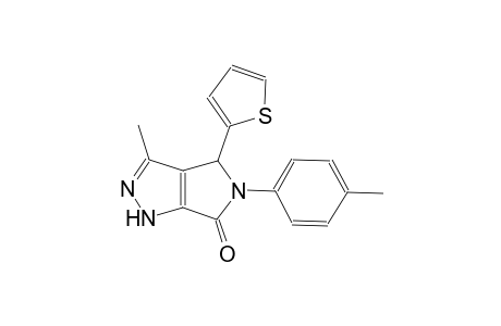3-methyl-5-(4-methylphenyl)-4-(2-thienyl)-4,5-dihydropyrrolo[3,4-c]pyrazol-6(1H)-one