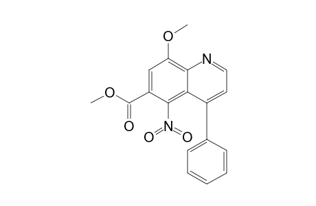 Methyl 8-Methoxy-5-nitro-4-phenylquinoline-6-carboxylate