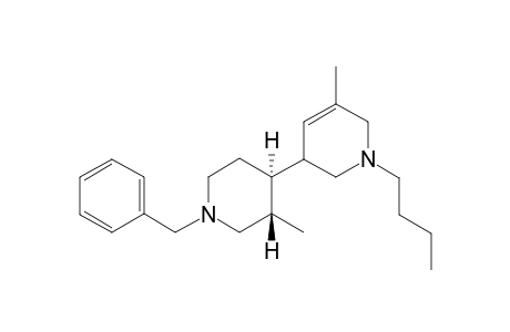 1'-Benzyl-1-butyl-5,3'-dimethyl-1,2,3,6,1',2',3',4',5',6'-decahydro[3,4']biperidinyl