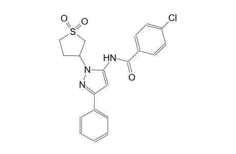 benzamide, 4-chloro-N-[3-phenyl-1-(tetrahydro-1,1-dioxido-3-thienyl)-1H-pyrazol-5-yl]-
