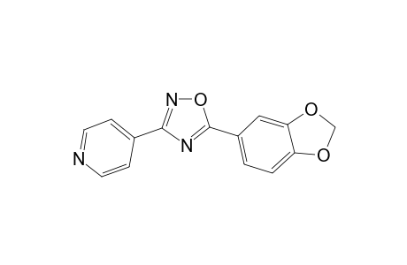 4-[5-(1,3-benzodioxol-5-yl)-1,2,4-oxadiazol-3-yl]pyridine