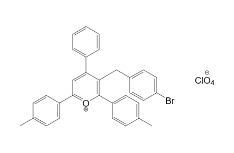 3-(p-bromobenzyl)-2,6-di-p-tolyl-4-phenylpyrylium perchlorate