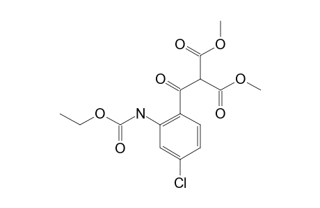 DIMETHYL-2-(4-CHLORO-(2-ETHOXYCARBONYLAMINOBENZOYL)-MALONATE;KETO-FORM