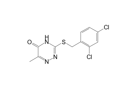 1,2,4-Triazin-5(4H)-one, 3-[[(2,4-dichlorophenyl)methyl]thio]-6-methyl-