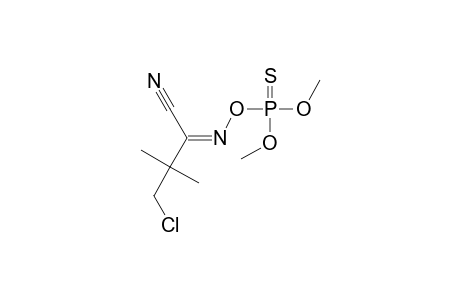 2,4-Dioxa-5-aza-3-phosphahept-5-ene-7-nitrile, 6-(2-chloro-1,1-dimethylethyl)-3-methoxy-, 3-sulfide