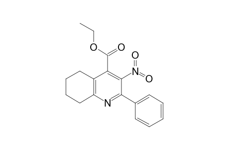 ETHYL-3-NITRO-2-PHENYL-5,6,7,8-TETRAHYDROQUINOLINE-4-CARBOXYLATE