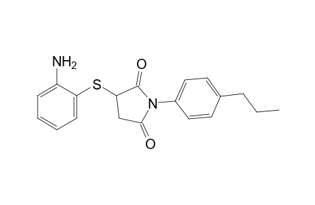 2-[(o-aminophenyl)thio]-N-(p-propylphenyl)succinimide