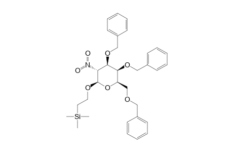 2-(TRIMETHYLSILYL)-ETHYL-3,4,6-TRI-O-BENZYL-2-DEOXY-2-NITRO-BETA-D-GALACTOPYRANOSIDE