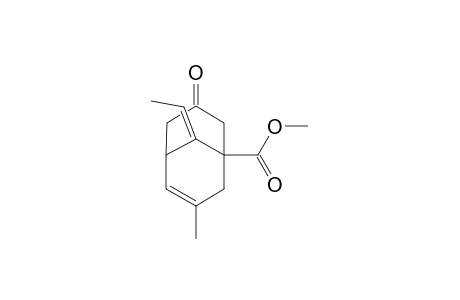 (E)-9-Ethylidene-3-methyl-7-oxobicyclo[3.3.1]non-3-en-1-carboxylic acid methyl ester