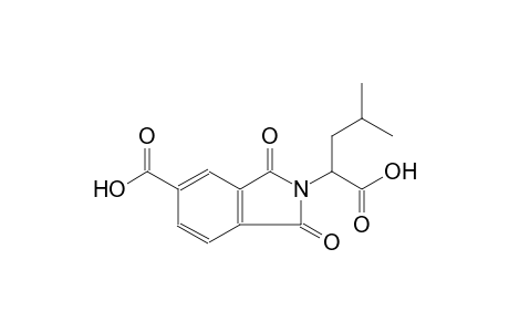 2-(1-carboxy-3-methylbutyl)-1,3-dioxo-5-isoindolinecarboxylic acid