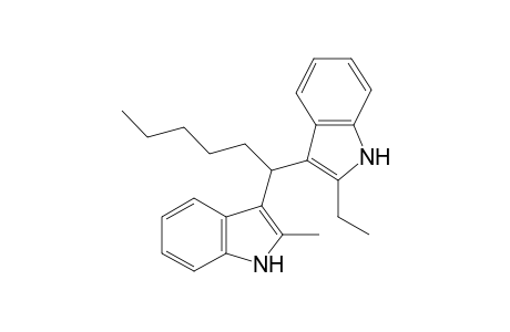 2-ethyl-3-(1-(2-methyl-1H-indol-3-yl)hexyl)-1H-indole