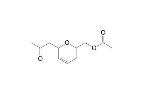 1-Oxa-2-acetoxymethyl-6-acetylmethyl-4-cyclohexene