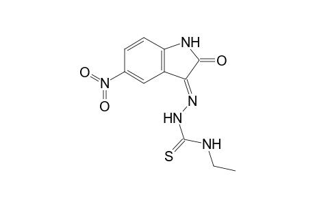 5-Nitro-1H-indole-2,3-dione-3-N-ethylthiosemicarbazone