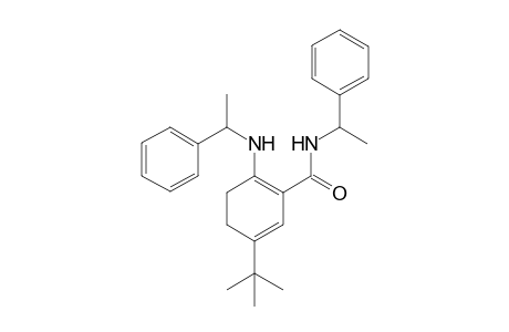 5-tert-Butyl-N-(1-phenylethyl)-2-(1-phenylethylamino)-1-cyclohexa-1,5-dienecarboxamide