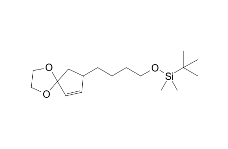 4-[4-(tert-Butyldimethylsilyloxy)butyl]cyclopent-2-enone ethylene ketal