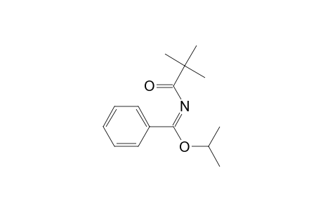 Benzenecarboximidic acid, N-(2,2-dimethyl-1-oxopropyl)-, 1-methylethyl ester