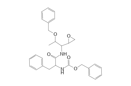 Benzyloxycarbonyl-Phe-O-benzyl-Thr-epoxide