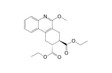 (8R,9R)-6-methoxy-7,8,9,10-tetrahydrophenanthridine-8,9-dicarboxylic acid diethyl ester