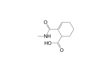 2-(methylcarbamoyl)-1-cyclohex-2-enecarboxylic acid