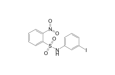N-(3-Iodophenyl)-2-nitrobenzenesulfonamide