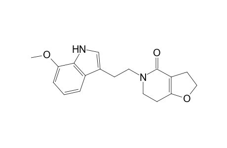 5-[2-(7-Methoxyindol-3-yl)-ethyl]-2,3,6,7-tetrahydrofuro[3,2-c]pyridin-4(5H)-one