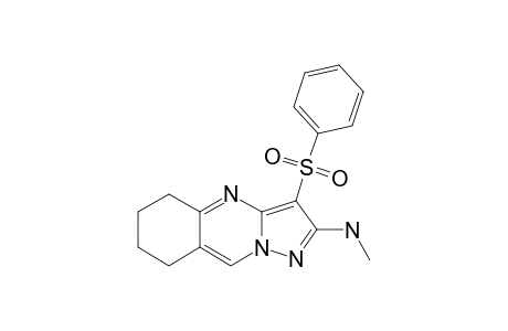 N-METHYL-3-(PHENYLSULFONYL)-5,6,7,8-TETRAHYDROPYRAZOLO-[5.1-B]-QUINAZOLIN-2-AMINE