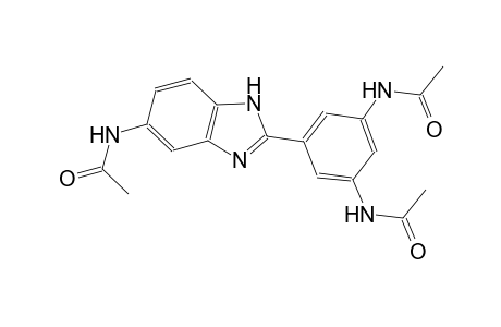 N-{3-(acetylamino)-5-[5-(acetylamino)-1H-benzimidazol-2-yl]phenyl}acetamide