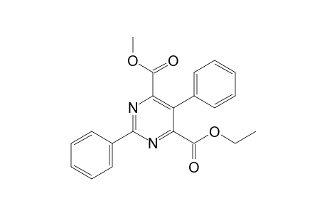 2,5-Diphenylpyrimidine-4,6-dicarboxylic acid O4-ethyl ester O6-methyl ester