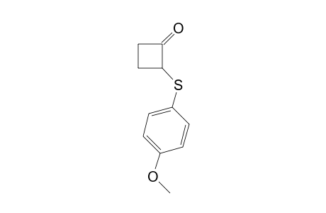 2-(4-Methoxy-phenylsulfanyl)-cyclobutanone