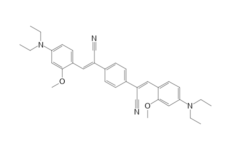 1,4-Benzenediacetonitrile, .alpha.,.alpha.'-bis[[4-(diethylamino)-2-methoxyphenyl]methylene]-