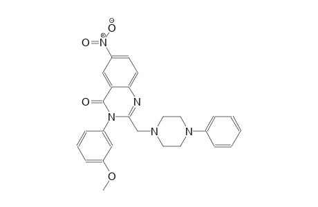 3-(3-methoxyphenyl)-6-nitro-2-[(4-phenyl-1-piperazinyl)methyl]-4(3H)-quinazolinone