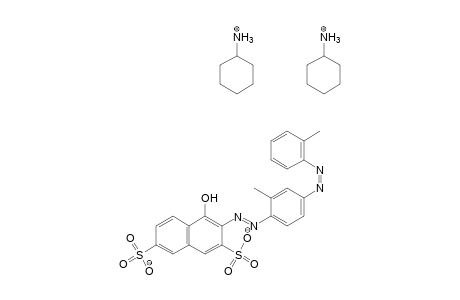 /Dicyclohexylamine salt 4-o-Tolylazo-o-toluidine->2-naphthol-3,6-disulfonic acid