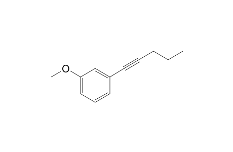 1-Methoxy-3-pent-1-ynyl-benzene