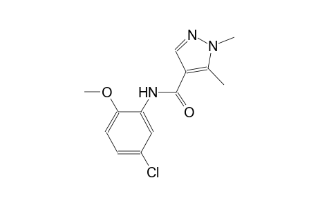 N-(5-chloro-2-methoxyphenyl)-1,5-dimethyl-1H-pyrazole-4-carboxamide