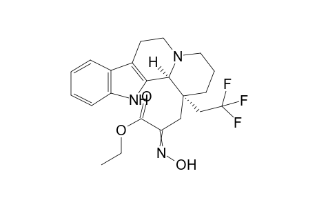 Ethyl 3-[1alpha-(2,2,2-trifluoroethyl)-1,2,3,4,6,7,12,12balpha-octahydroindolo[2,3-a]quinolizin-1beta-yl]-2-hydroxyiminopropionate