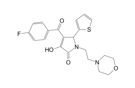 4-(4-fluorobenzoyl)-3-hydroxy-1-[2-(4-morpholinyl)ethyl]-5-(2-thienyl)-1,5-dihydro-2H-pyrrol-2-one