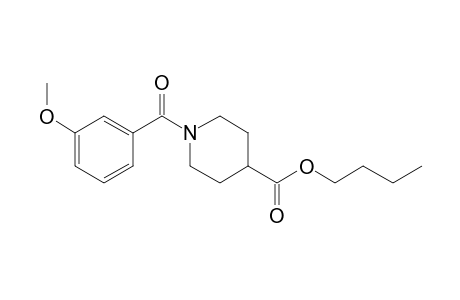 Isonipecotic acid, N-(3-methoxybenzoyl)-, butyl ester