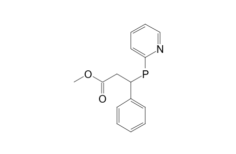 3-PHENYL-3-(2-PYRIDYLPHOSPHONYL)-PROPANOIC-ACID,METHYLESTER,ISOMER-#1