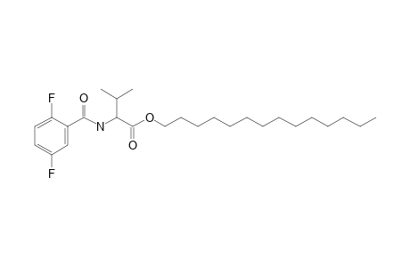 L-Valine, N-(2,5-difluorobenzoyl)-, tetradecyl ester