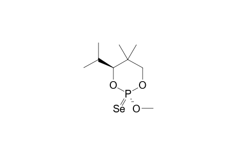 TRANS-4-ISOPROPYL-2-METHOXY-5,5-DIMETHYL-1,3,2-LAMBDA(5)-DIOXOPHOSPHORINANE-2-SELENIDE