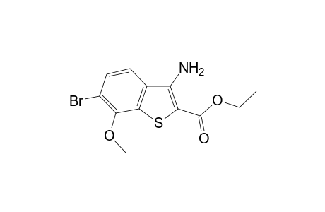 Benzothiophene-2-carboxilic acid,3-amino-6-bromo-7-methoxy-,ethyl ester-