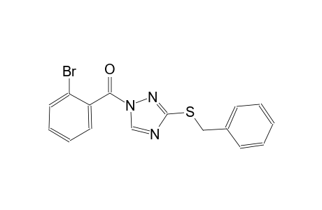 1H-1,2,4-triazole, 1-(2-bromobenzoyl)-3-[(phenylmethyl)thio]-