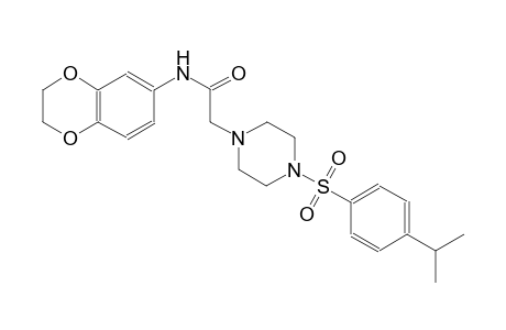1-piperazineacetamide, N-(2,3-dihydro-1,4-benzodioxin-6-yl)-4-[[4-(1-methylethyl)phenyl]sulfonyl]-
