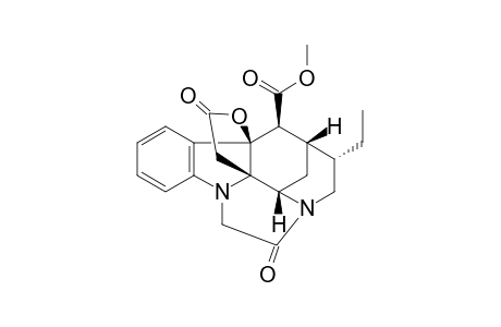 METHYL-4-ALPHA-ETHYL-13,16-DIOXO-6A-BETA,11A-BETA-(EPOXYETHANO)-2,11-ETHANO-1,2,3,4,5,6-HEXAHYDRO-1,5-METHANOAZOCINO-[3,4-B]-INDOLE-6BETA-CARBOXYL