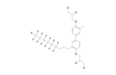 3-[4'-(2,3-DIHYDROXYPROPYLOXY)-3-(1H,1H,2H,2H,3H,3H-PERFLUORONONYL)-3'-METHYLBIPHENYL-4-YLOXY]-PROPANE-1,2-DIOL