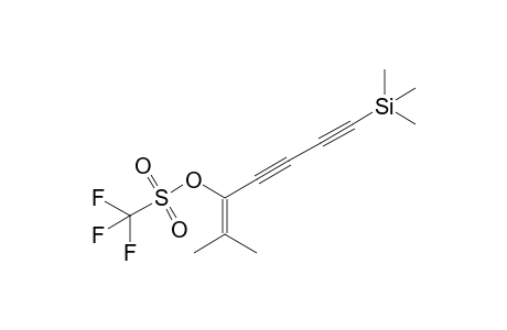 6-Methyl-1-trimethylsilylhepta-1,3-diyn-5-en-5-yl triflate