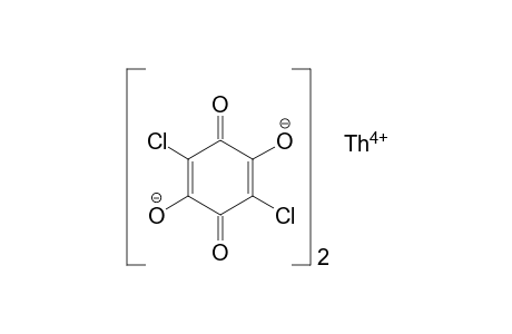 2,5-DICHLORO-3,6-DIHYDROXY-p-BENZOQUINONE, THORIUM DERIVATIVE