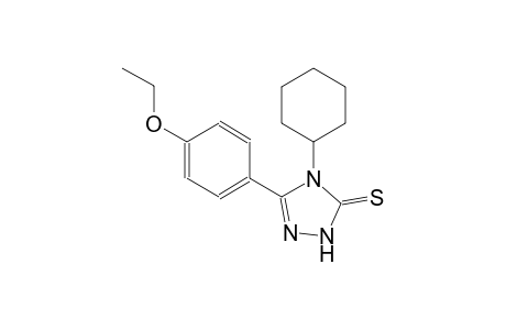 4-cyclohexyl-5-(4-ethoxyphenyl)-2,4-dihydro-3H-1,2,4-triazole-3-thione